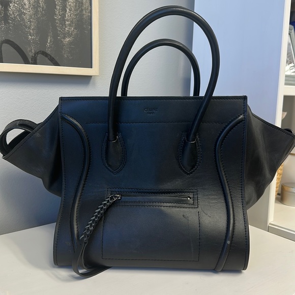 Authentic Celine 2011 medium calfskin phantom luggage - Picture 1 of 11